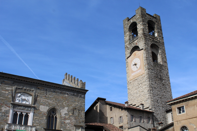 day, clock, built structure, building exterior, old town square, no people, bell, belief, travel destinations, low angle view, 5K, place of worship, campanile