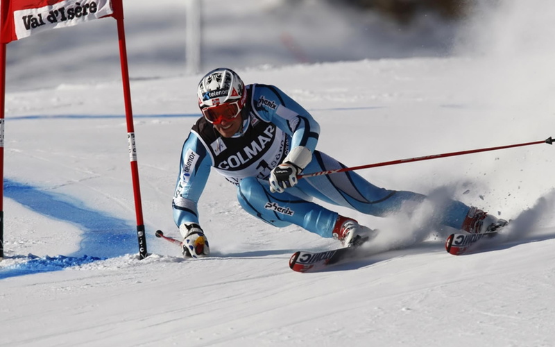 slalom skiing, 1080P