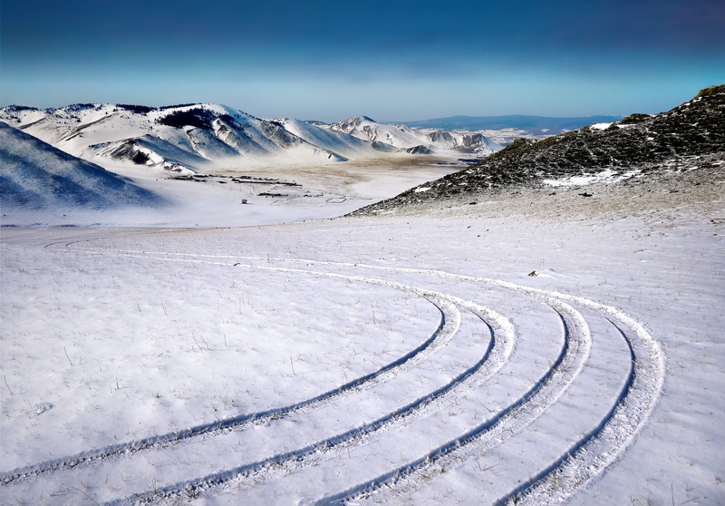 travel destinations, outdoors, baikal, coated, blue, curve, cold temperature, cold, snowy, slalom, landscape, winter mood, snow, road, beauty in nature