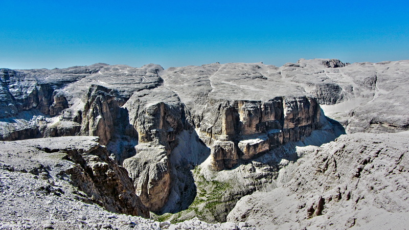 mountain, Altitude, environment, south tyrol, clear sky, sky, outdoor, travel, 4K, Pordoi, nature, tirol, layered, europe, rock, rock formation, sass pordoi