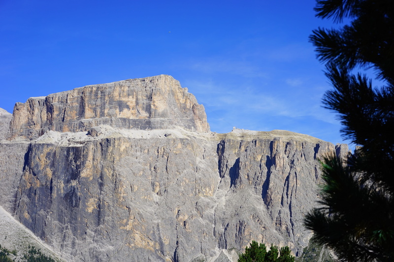 beauty in nature, rock, mountain world, tranquility, no people, tree, plant, rock formation, enormous, formation, cable car, cable car funivia del sass pordoi