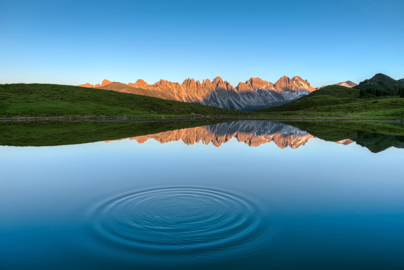 Lake, mountains, Tirol, 1080P, salfeiner see