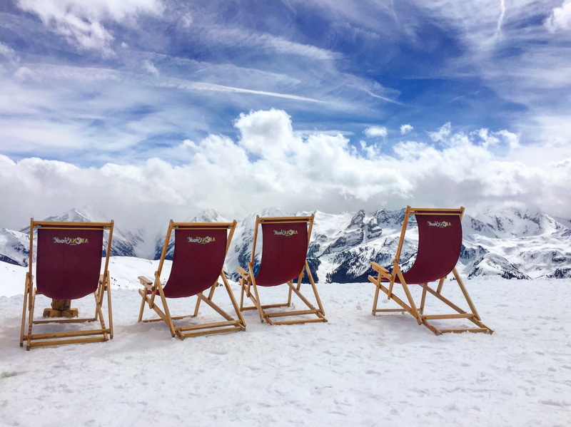 scenics - nature, absence, mayrhofen, beautiful, tirol, austria, white color, day, 2K, mountain, earth, land, beach, sunbed, canvas chair, cloud - sky