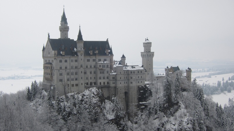 tirol, neuschwanstein, tourism, sky, built structure, city, spire, building, plant, weathered, mountain, nature, tower, outdoors, old, 4K, landmark, the past