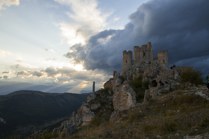 september, ancient civilization, history, ancient, italy, ruined, outdoors, travel, calascio, mountain, sky, travel destinations, nature, 4K, fort, rocca calascio