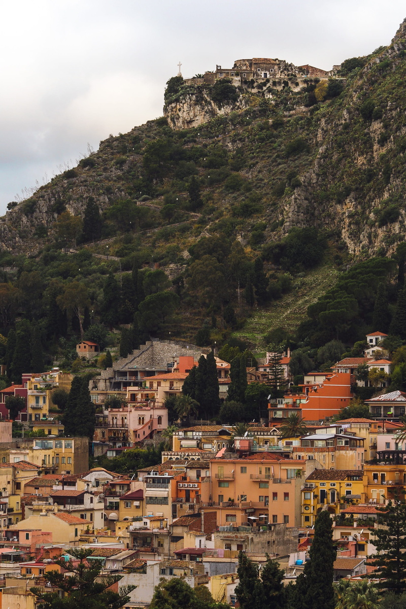 tree, history, crowded, residential district, nature, orange, architecture, crowd, sicily, building, 2K, santuario madonna della rocca, building exterior