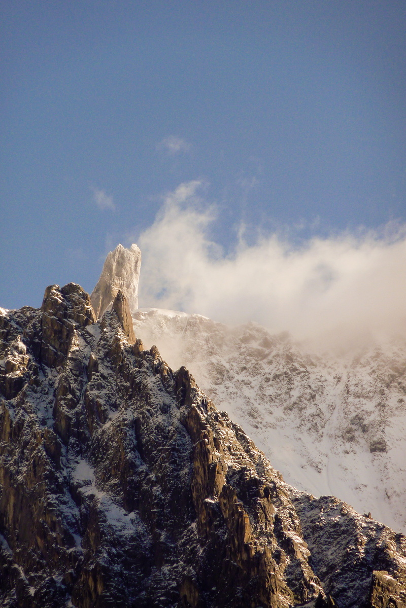 scenics - nature, physical geography, nature, non-urban scene, mont blanc, mountain peak, no people, rock formation, mountain, rock - object, rocks, low angle view