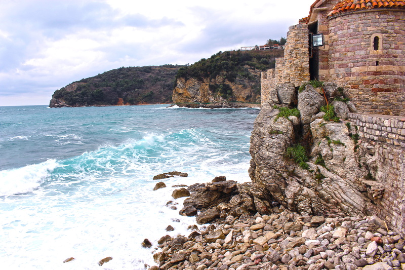 landscape, budva municipality, rocky coastline, water, beach, tranquility, beautiful, scenics - nature, paisaje, rock - object, canon, outdoors, cloud - sky