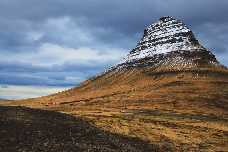 mountain peak, crest, mountain range, cloud - sky, nature, iceland, aerial, desert, tranquility, clouds, travel, kirkjufellsfoss, non-urban scene, remote