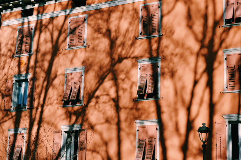 glass, city, curtains, home, province of trento, colour, background, italy, architecture, built structure, sunlight, building exterior, shutter, building