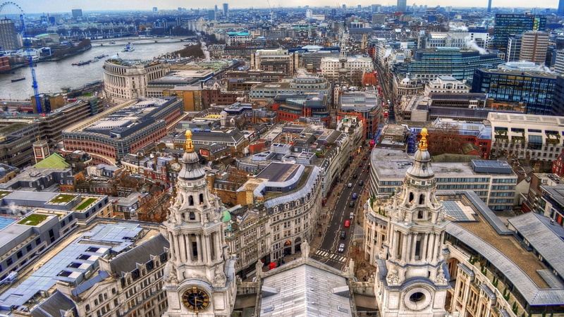 built structure, no people, travel, outdoors, building, concrete, city life, architecture, city, high angle view, travel destinations, London, office building exterior