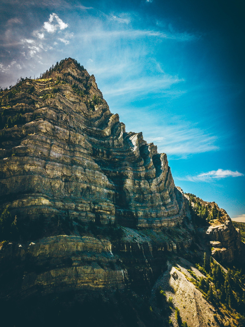 rock - object, environment, nature, giant, mountain range, rock, tranquility, sky, day, canyon, formation, outdoors, mountanous, scales, 4K, peak, non-urban scene