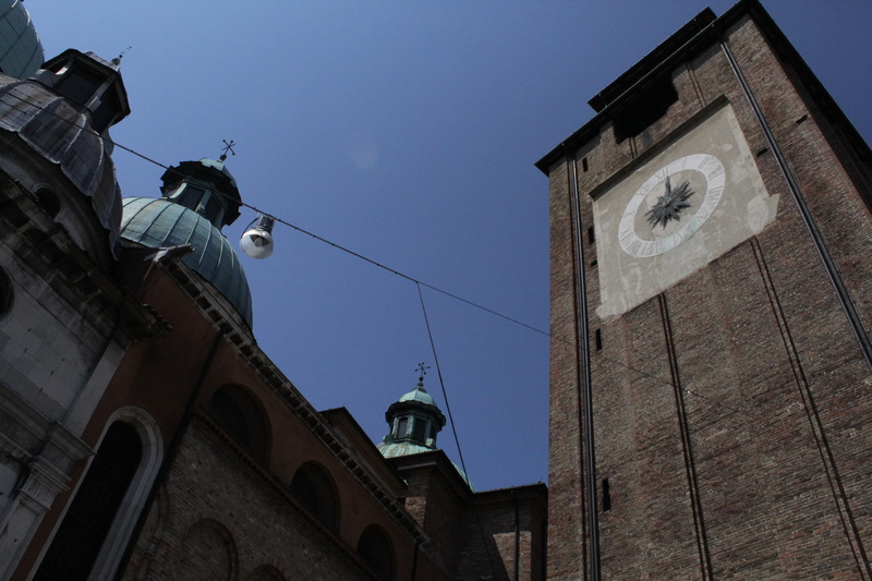 treviso, summer, place of worship, church, architecture, duomo di treviso, day, centro storico, built structure, clear sky, chiesa, italy, nature, low angle view