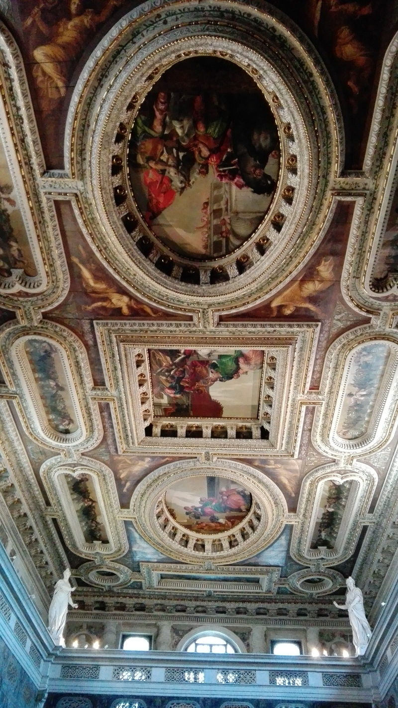 no people, church, architectural column, ornate, low angle view, architecture and art, art and craft, day, mural, dome, cupola, indoors, spirituality, built structure