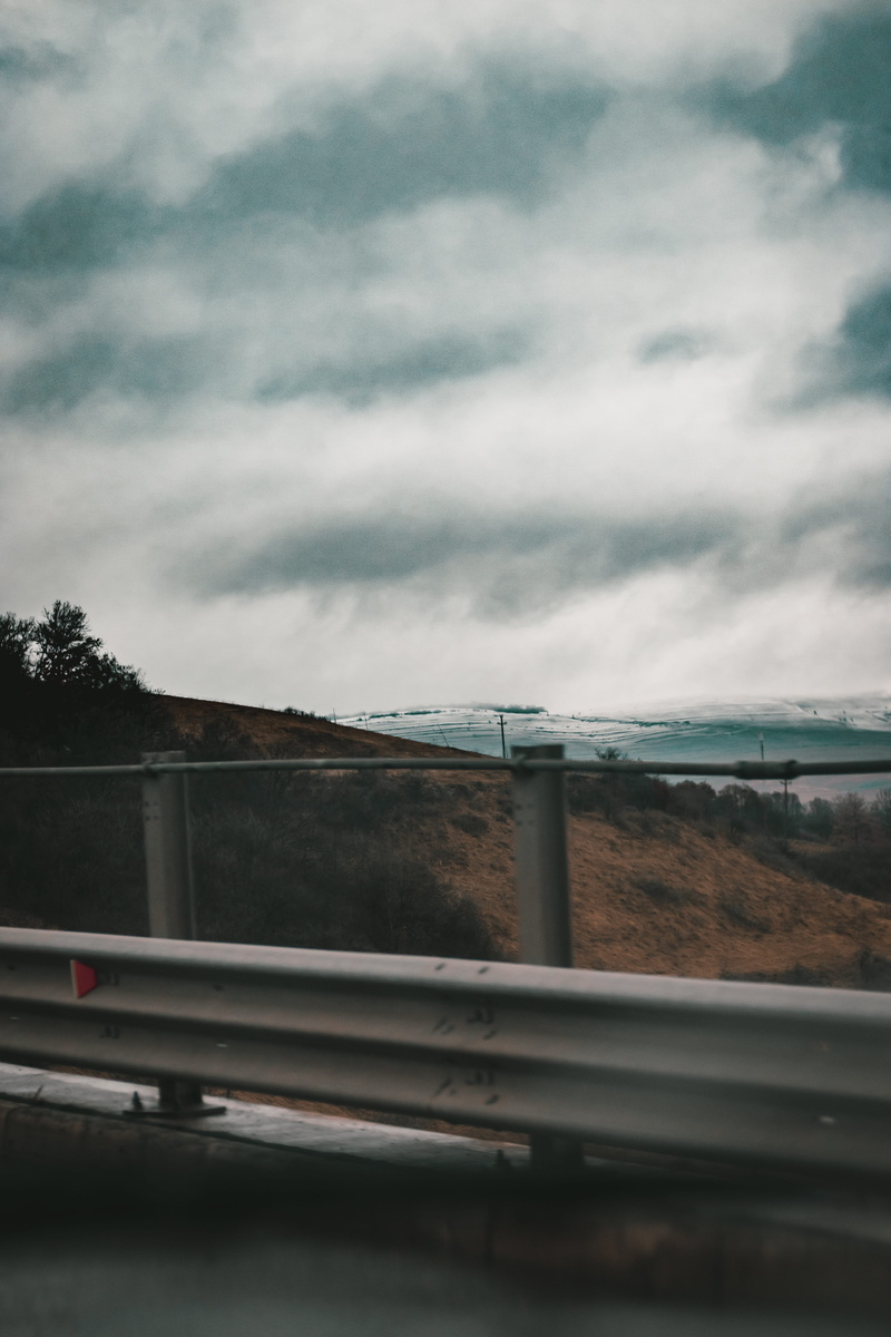 way, slope, guard rail, architecture, 5K, built structure, street, road, beauty in nature, overpass, banister, bridge, asphalt, overcast, intersection