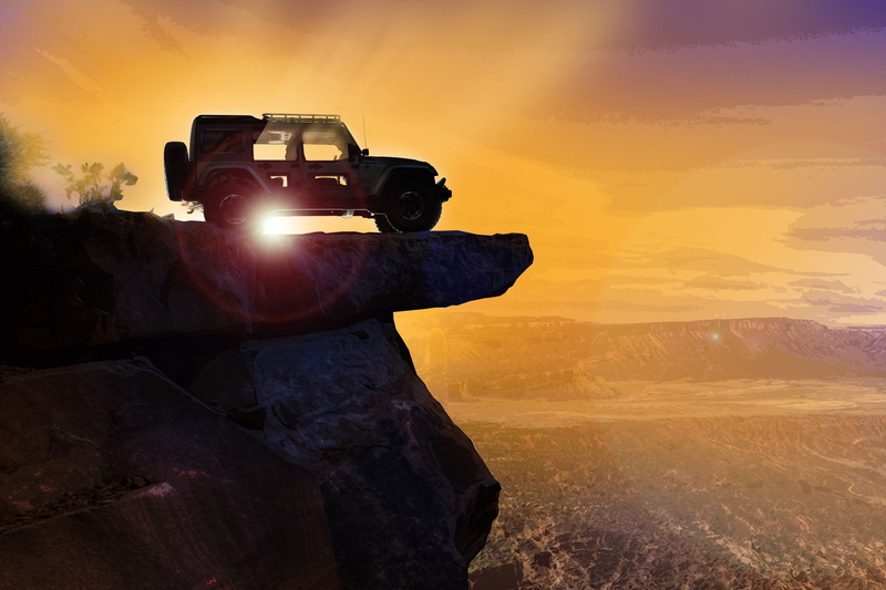 montain, car, landscape, 2K, Jeep Easter Safari, sky, Jeep, vale