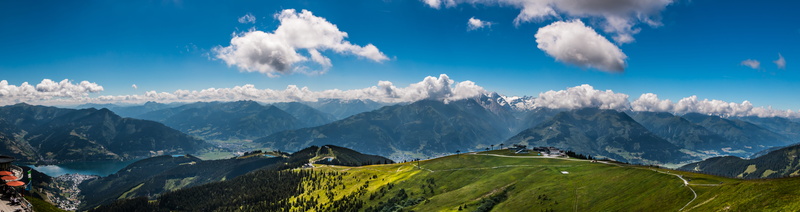 tree, paraglider, nature, paragliding, ice, cloud - sky, land, skyline, cablecar, environment, travel destinations, mountainbiking, sky, mountain range