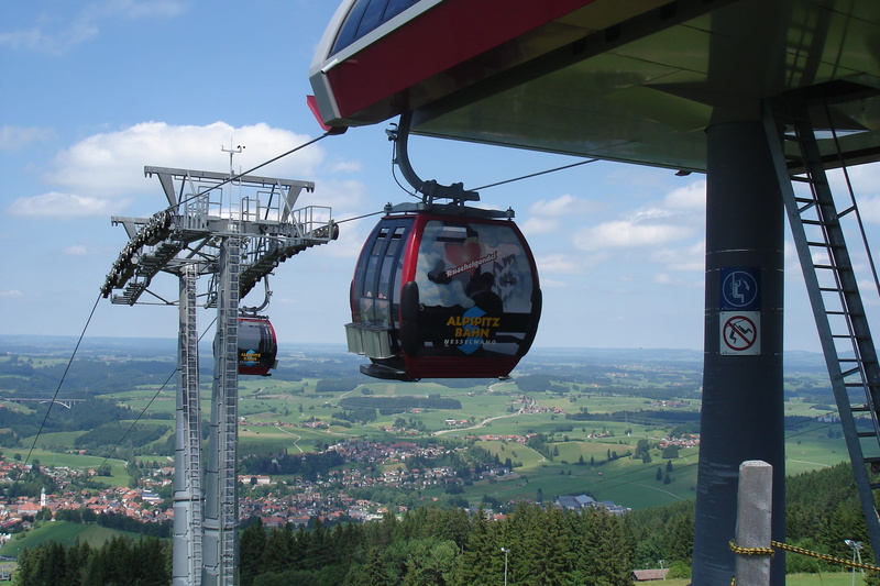 ski lift, architecture, landscape, transportation, building exterior, air vehicle, helicopter, cableway, cable car, mode of transportation, no people, transport