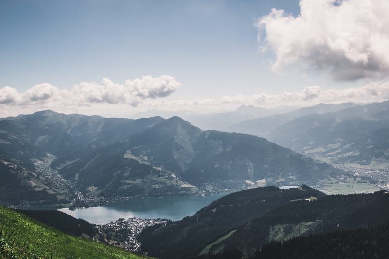 zell am see, landscape, lake, beauty in nature, scenics - nature, non-urban scene, ice, cloud - sky, mountain range, sunlight, hiking, glacier, skyline