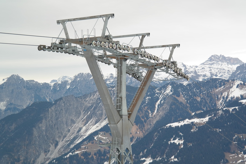 nature, golm, snowcapped mountain, tranquil scene, 5K, non-urban scene, mountain range, masts, cable car, no people, ski area, scenics - nature, mountain