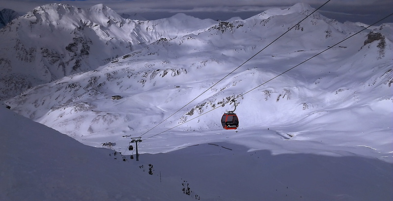 cold temperature, snowcapped mountain, snow, the cable car, ski snowboard, leisure activity, holiday, lift, Alps, alpine skier, winter holidays, 2K, transportation