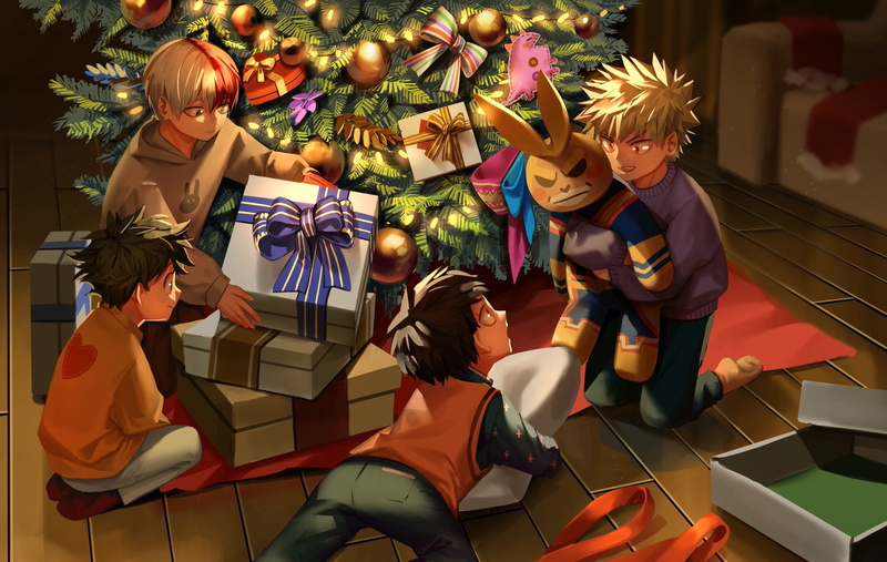Katsuki Bakugou, Anime, Shoto Todoroki, Izuku Midoriya, My Hero Academia, Hanta Sero, 1080P