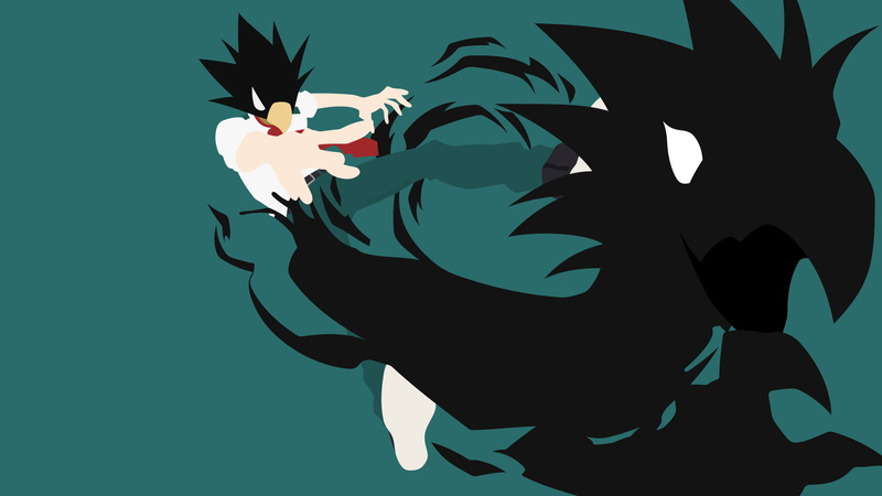 My Hero Academia, Boku no Hero Academia, Fumikage Tokoyami, Minimalist, 1080P, Anime