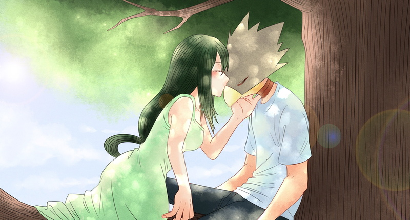 Anime, 2K, Tsuyu Asui, My Hero Academia, Fumikage Tokoyami