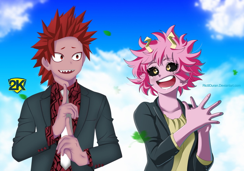 Anime, Eijiro Kirishima, 2K, Mina Ashido, My Hero Academia