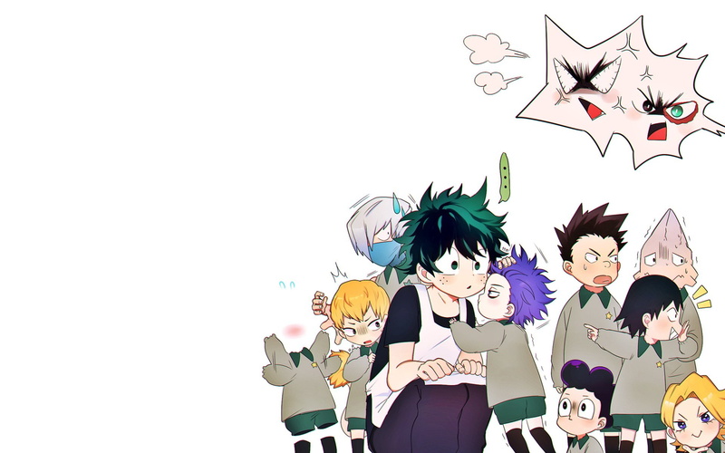 Minoru Mineta, Anime, My Hero Academia, Izuku Midoriya, 1080P