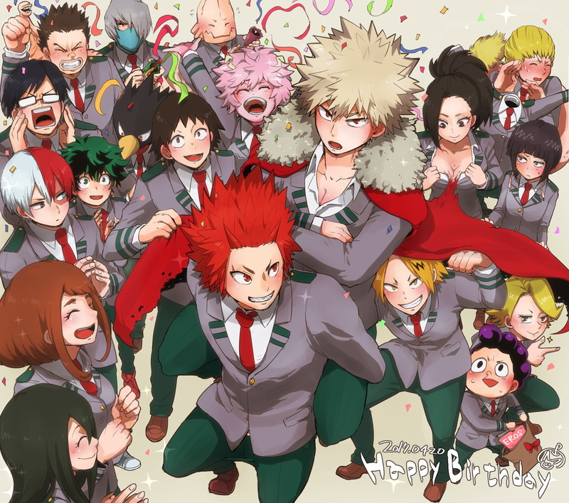 mask - disguise, Minoru Mineta, Izuku Midoriya, My Hero Academia, art and craft, representation, Shouto Todoroki, disguise, costume, Tenya Iida, celebration