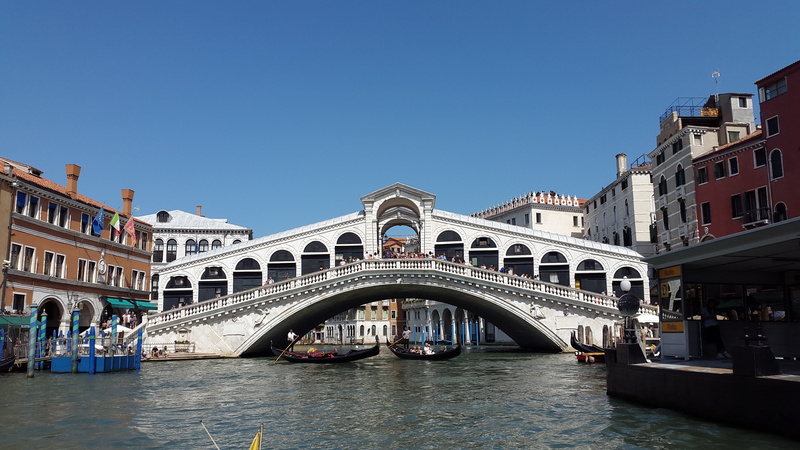 bridge, bridge - man made structure, venezia, arch, building, channel, passenger craft, italy, sky, wassertrasse, canal, tourism, holiday, connection, water