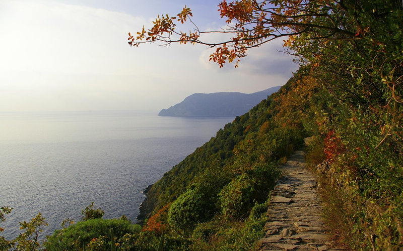 3d and abstract, 1080P, path, vernazza