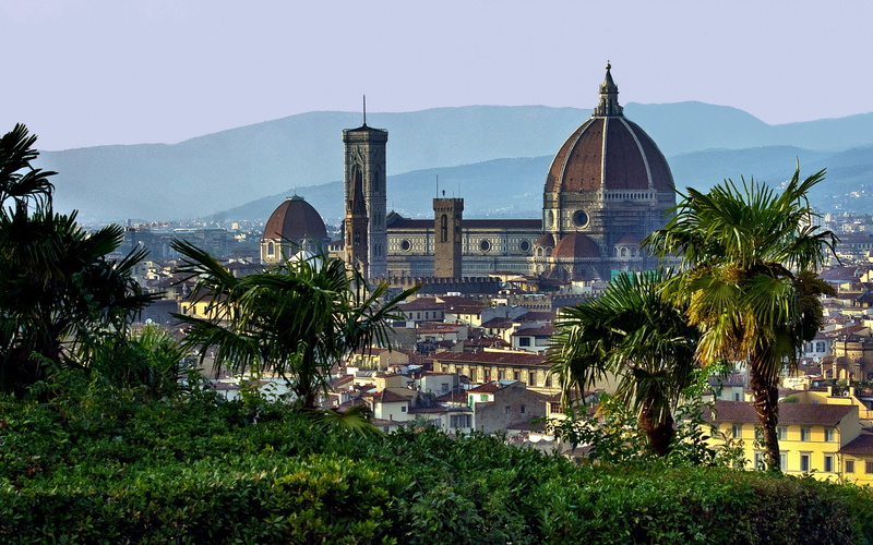palm trees, Download 3840x2400 Italy, dome, italy, tuscany, 4K, florence backgrounds
