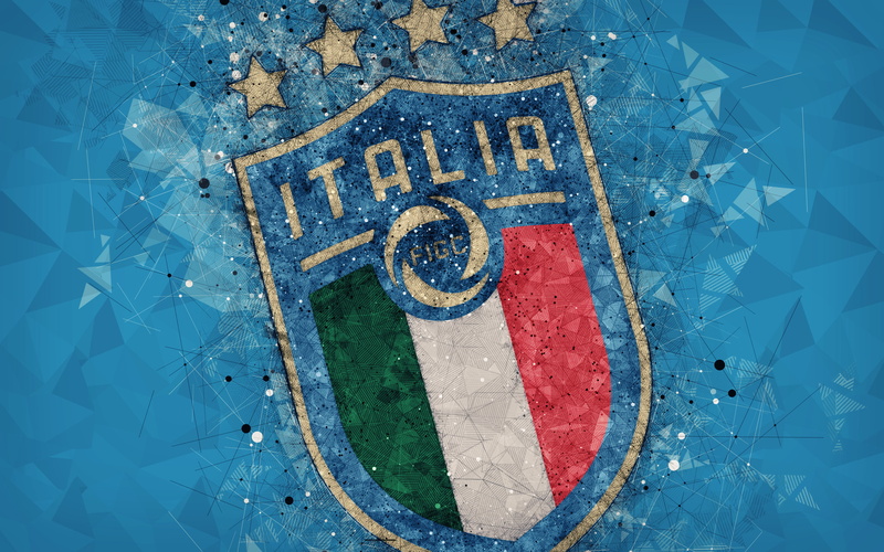 Soccer, Italy National Football Team, Italy, Emblem, 4K, Logo