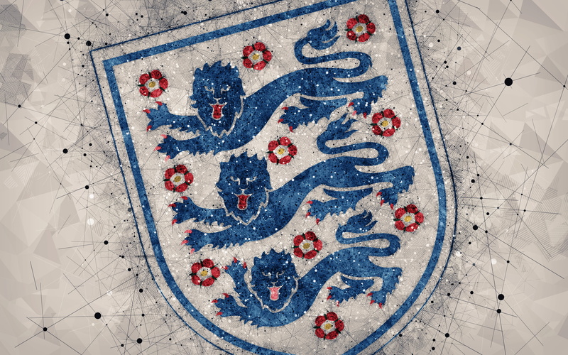 Soccer, 4K, England National Football Team, England, Emblem, Logo