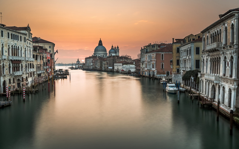 santa, della, 2K, accademia, grand, canal, church, b, maria, salute