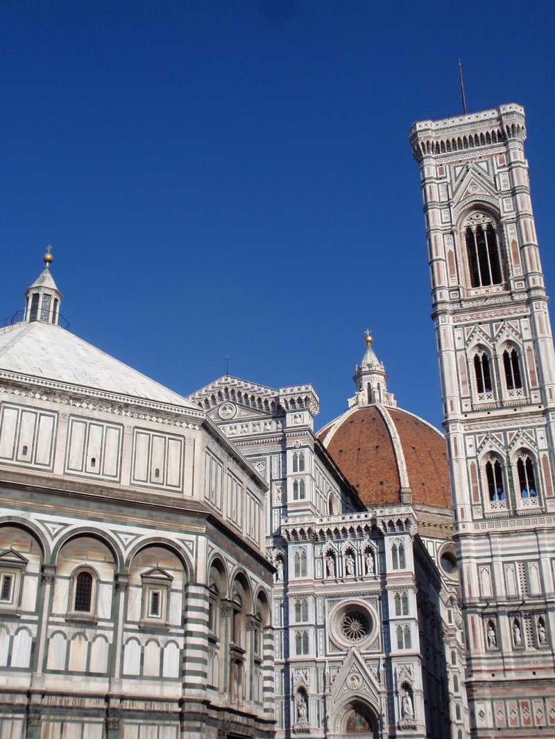 church, tourism, building, dome, spirituality, 2K, duomo, place of worship, santa maria del fiore, monument, cathedral, blue, built structure, ornate