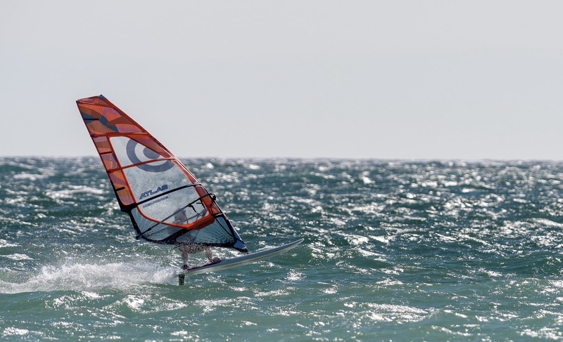 windsurfing, sea, sport, 1080P