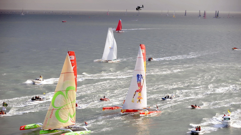competition, leisure activity, vacations, lifestyles, people, 1080P, color, windsurfings, crowd, sailboat, beach, coastline, real people, outdoors, nautical Vessel