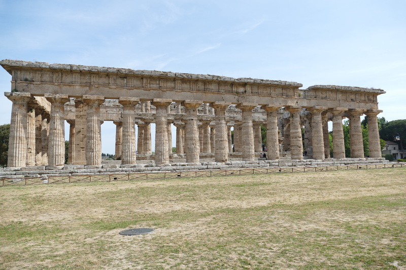 outdoors, sky, ancient history, day, bad condition, ruin, 5K, unesco world heritage site, cilento, places of interest, ancient, the past, world heritage