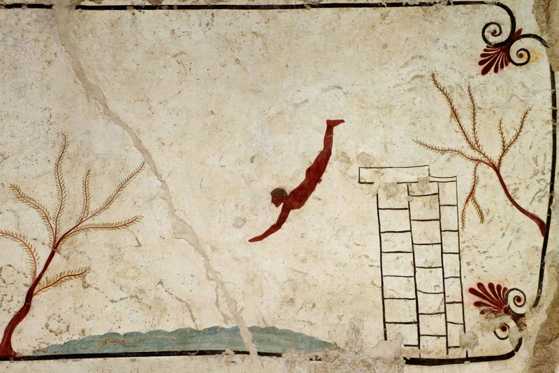 close-up, drawing, paestum archaeological museum, tree, built structure, leaf, indoors, art and craft, directly above, 2K, animal representation, creativity