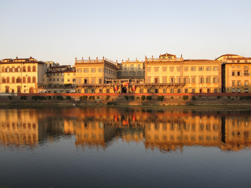 arno, nature, places of interest, the past, body of water, 4K, day, sun set, italy, sky, gold mood, building, outdoors, river, history, facade, urban Scene