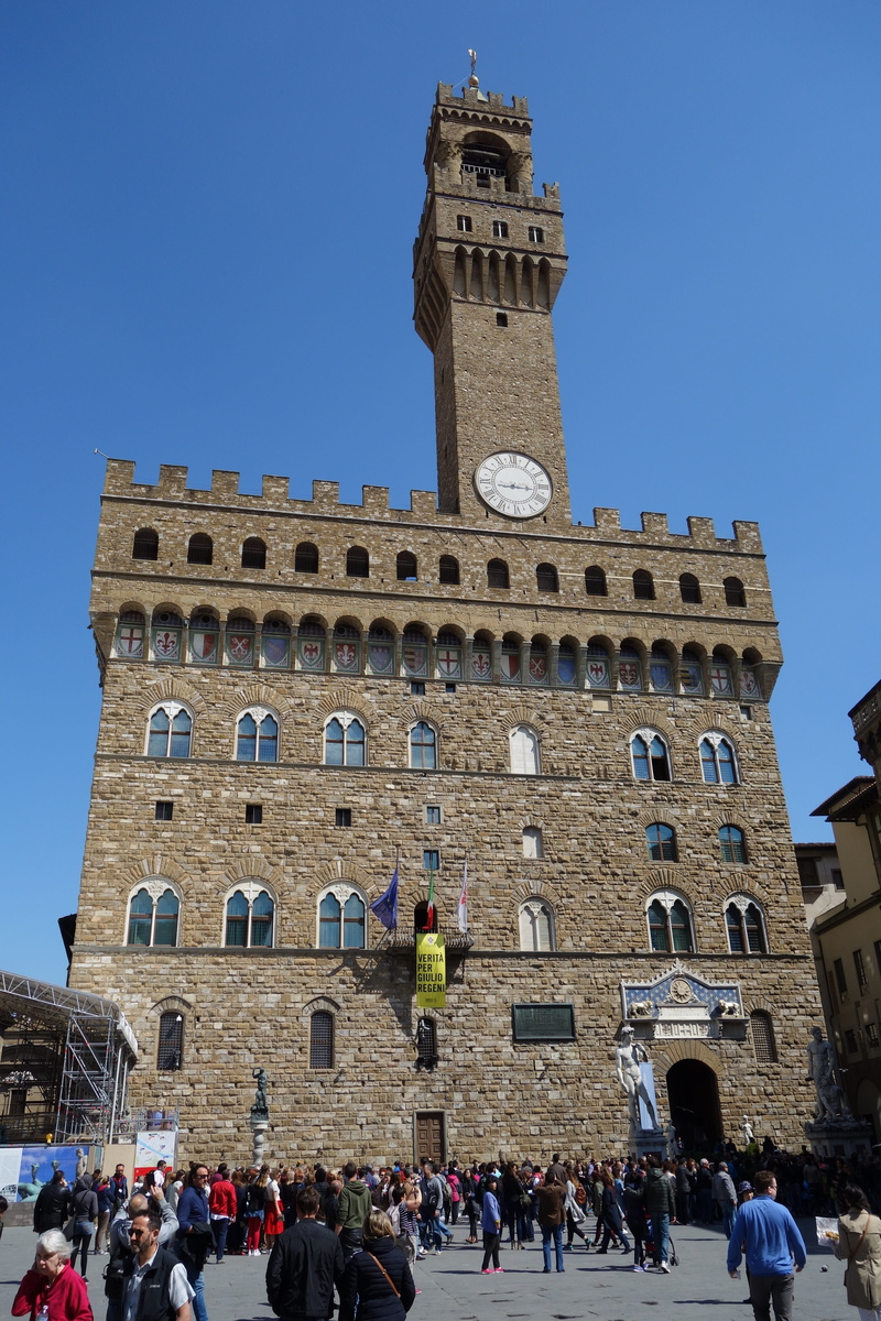 lifestyles, clear sky, history, adult, blue, clock, travel, nature, Italy, tourism, renaissance, travel destinations, group of people, 5K, building exterior