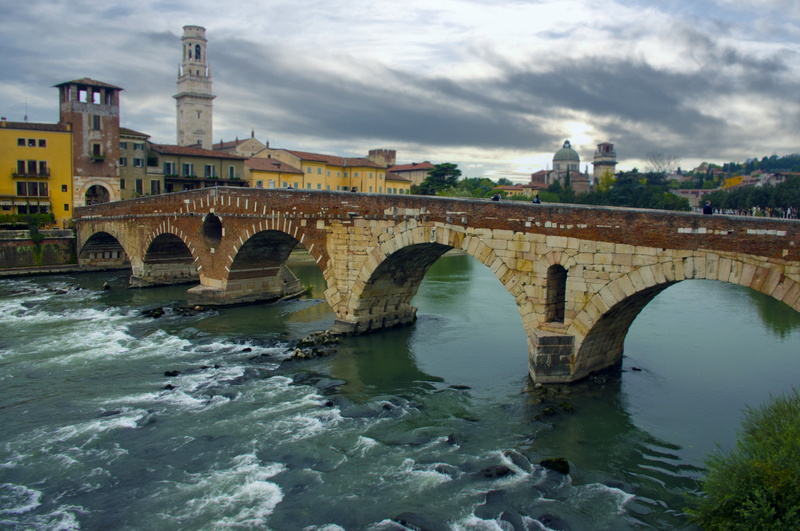 bridge  River, Pentax Kr, bridge - Man Made Structure, 4K, architecture, brown, ponte, history, old, pentax  K-r, building, bridge, pietra, famous Place