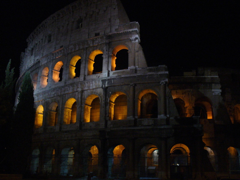 rome, roman, night, colosseum, animals, ruins, 1080P, coliseum, photography