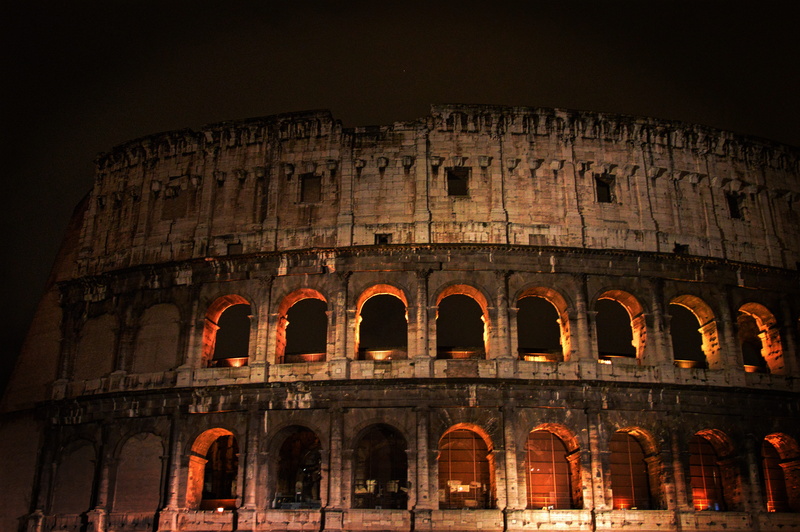 arched, amphitheater, history, arts culture and entertainment, building exterior, built structure, colosseum, arch, monument, ancient history, roma, colosseo