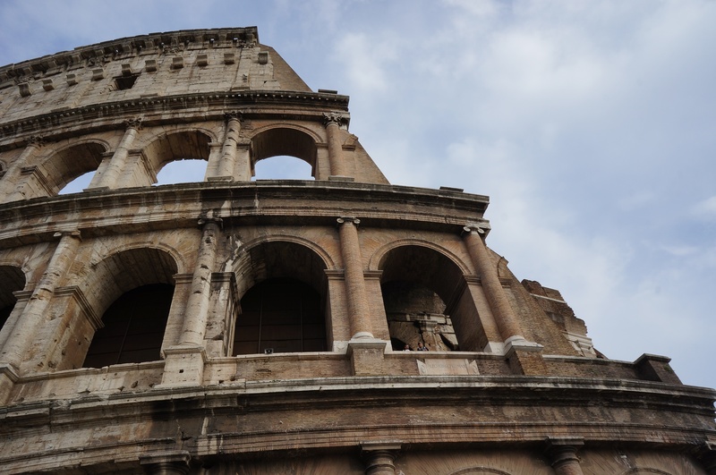 rome, architectural column, nature, day, architecture, history, historic, tourism, outdoors, 1080P, arch, no people, colosseo, building exterior, amphitheater