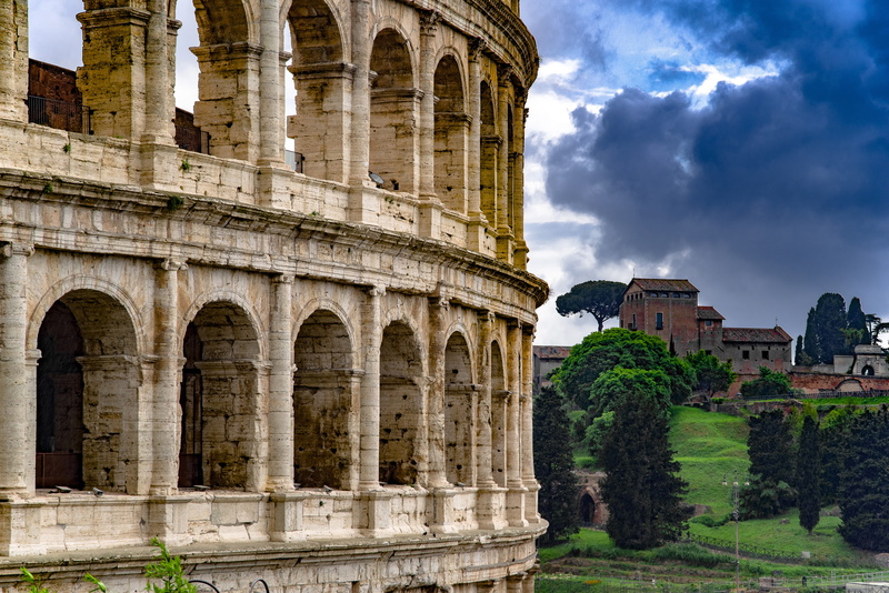 arch, ruined, the past, colosseo, historic, tourism, brown, colosseum, building, built structure, archaeology, outdoors, travel, 5K, amphitheater, building exterior
