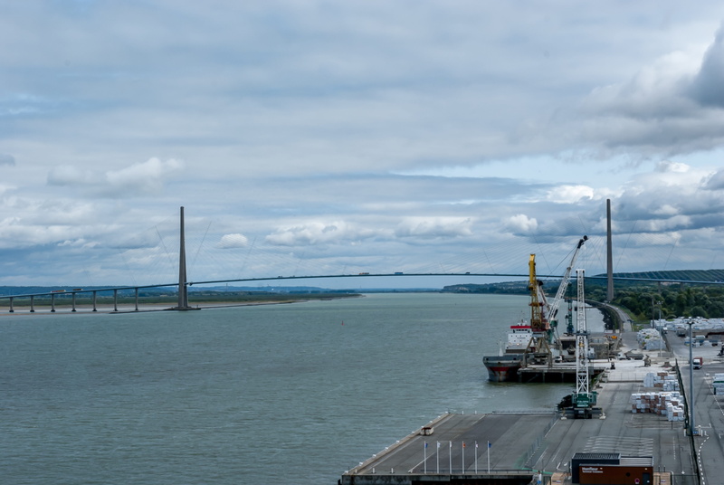 transportation, outdoors, 4K, built structure, day, water, bay, port, connection, wharf, bridge - man made structure, nature, france, bridge, portico